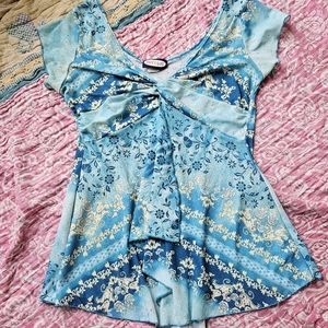 Zoey Beth y2k babydoll top